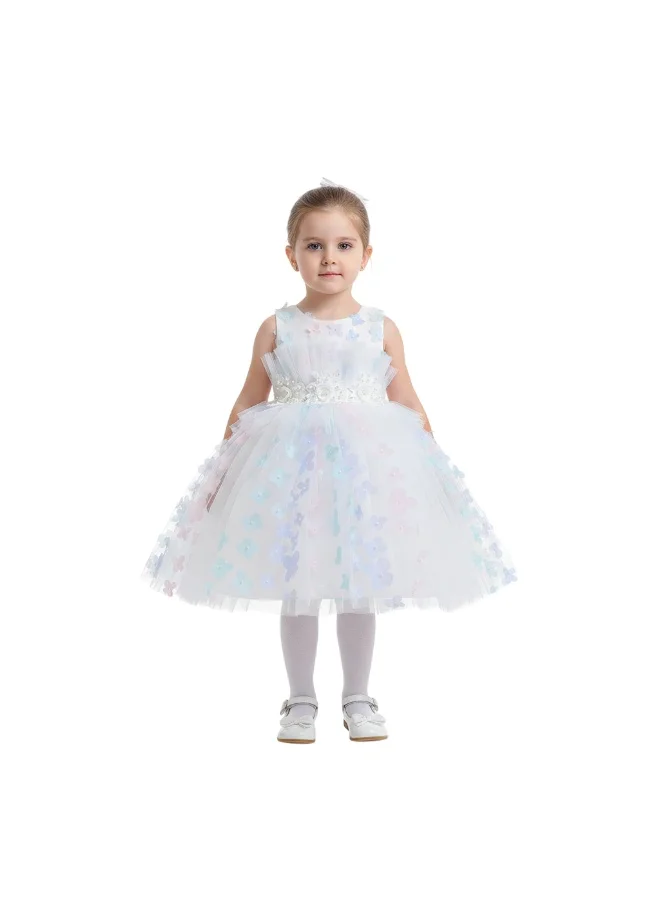 D'Daniela Floral Tulle Dress